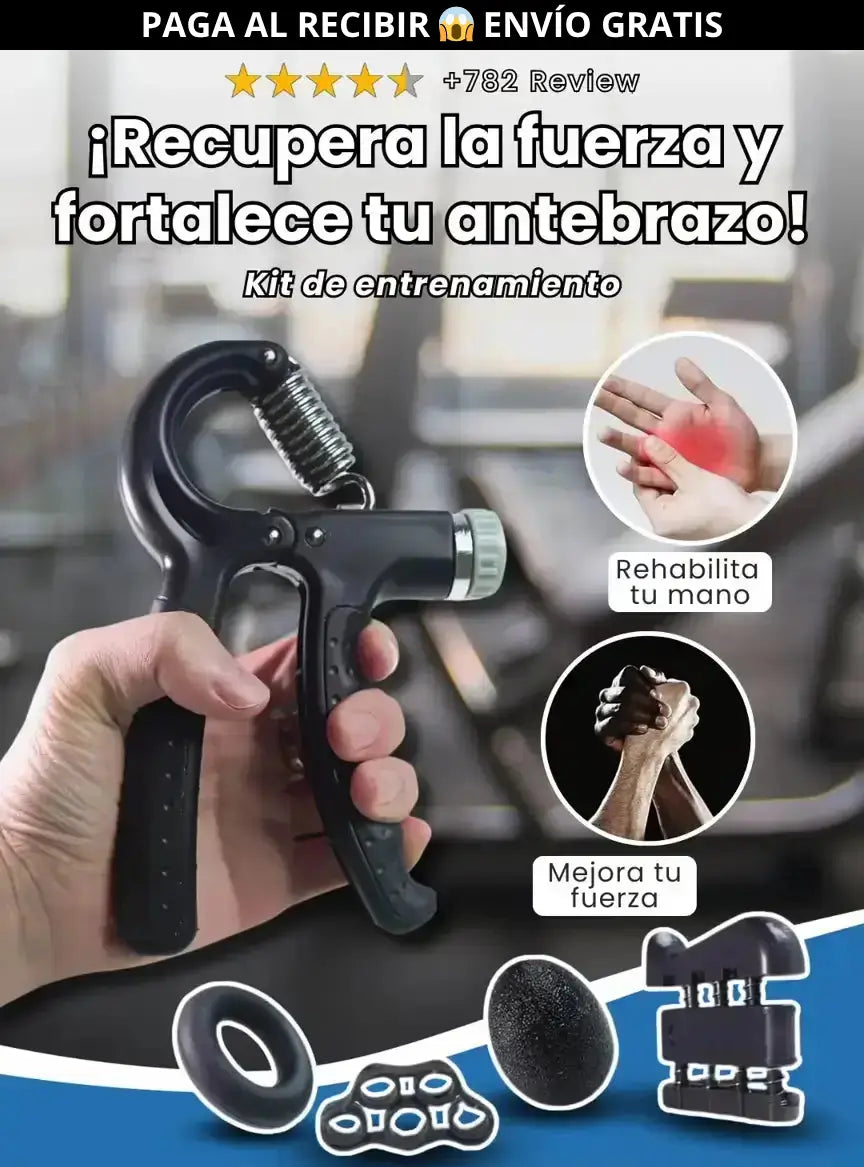 AnteGrip™ | Kit Premium x5 Ejercitadores
